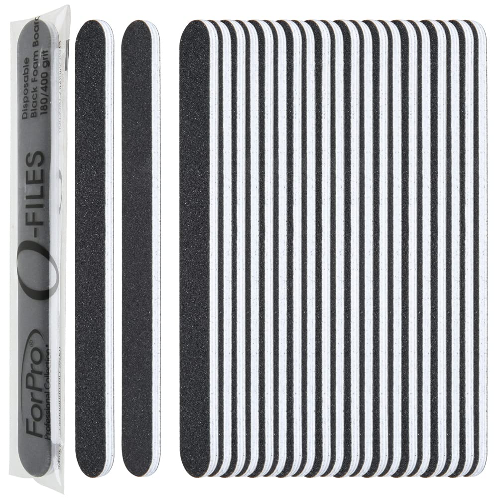 ForPro O-Files individually wrapped nail files promote hygiene and convenience