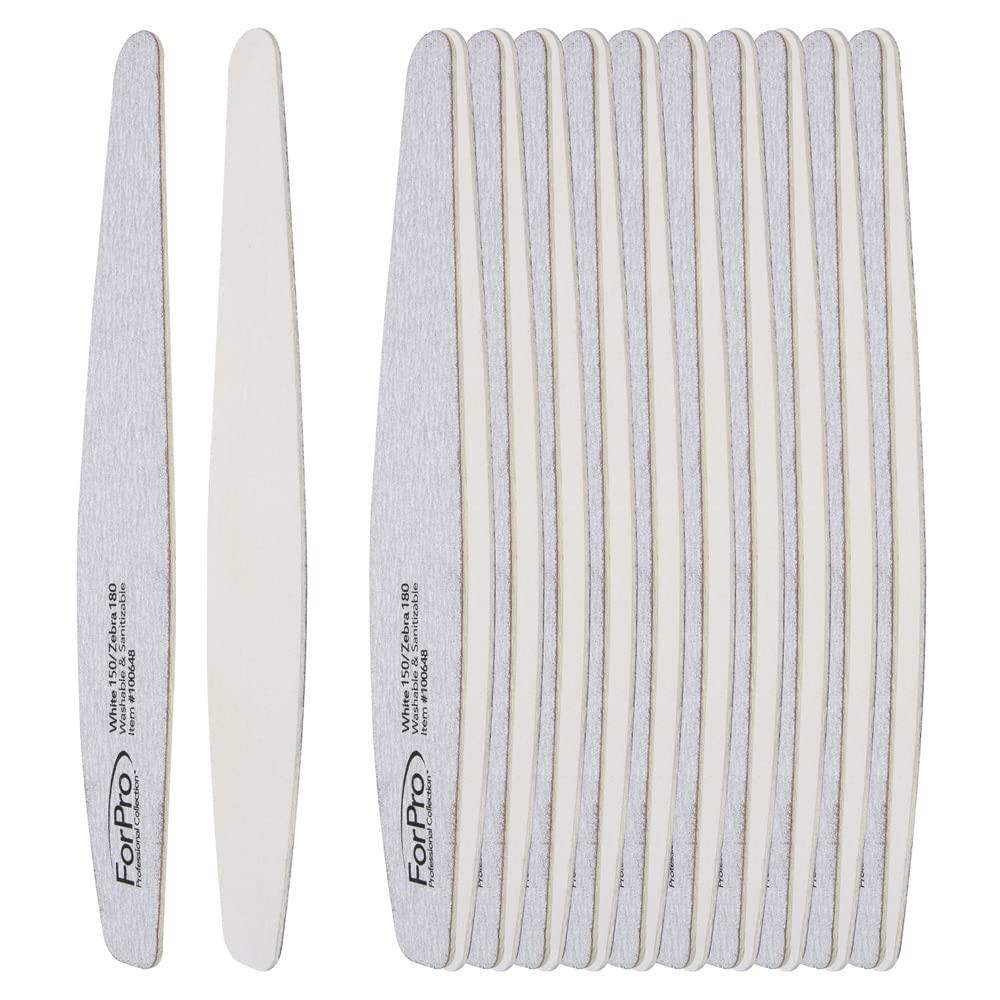 ForPro Expert One & Done Zebra 180-grit wood file delivers a smooth finish.