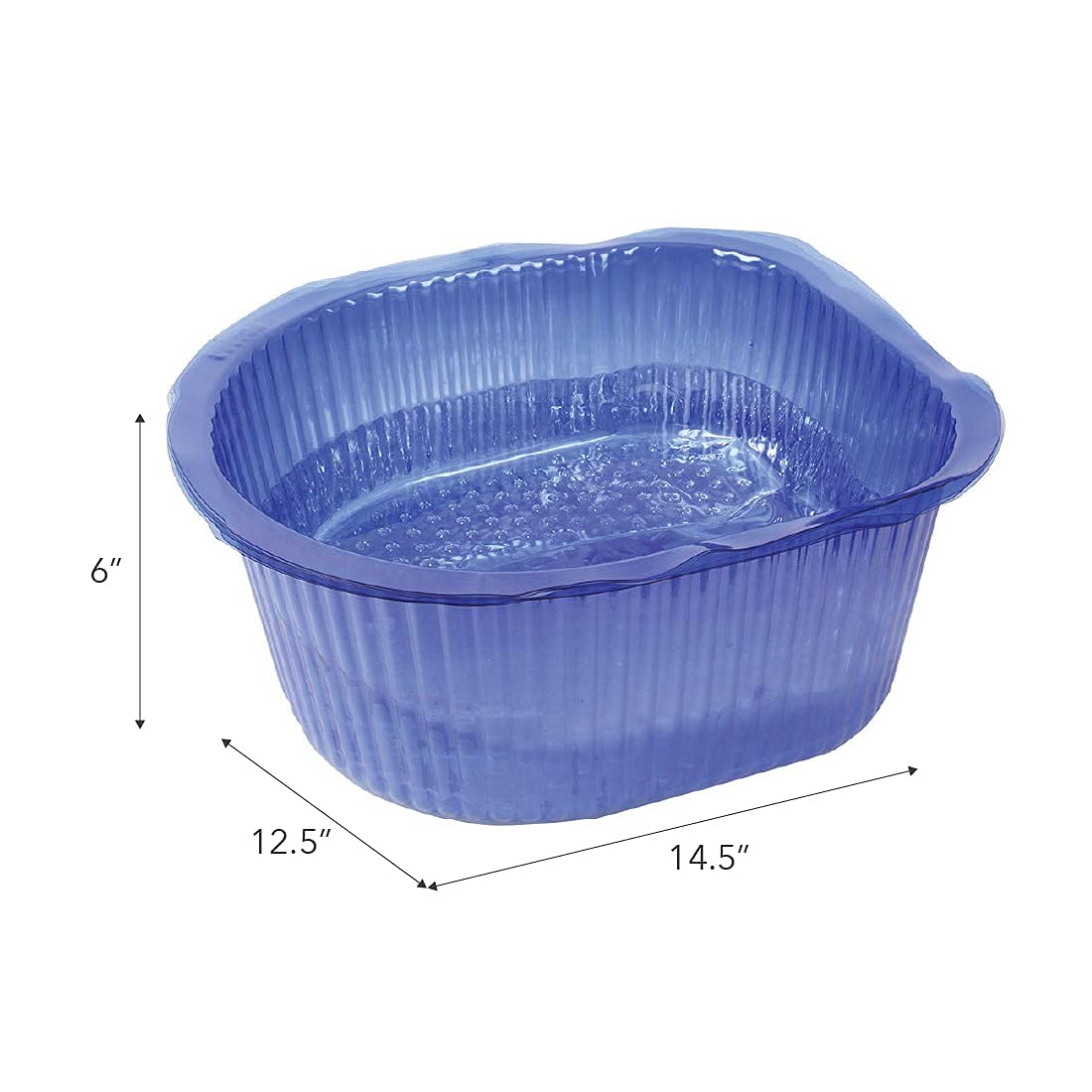 ForPro universal pedi bath liners with a textured base for comfortable soaking