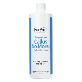 ForPro Premium Callus No More bottle pour shows quick, controlled dispense.
