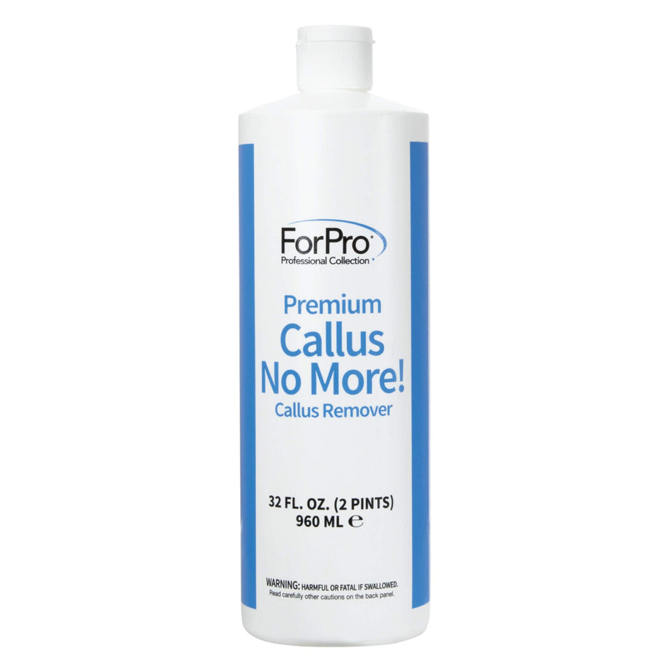 ForPro Premium Callus No More bottle pour shows quick, controlled dispense.