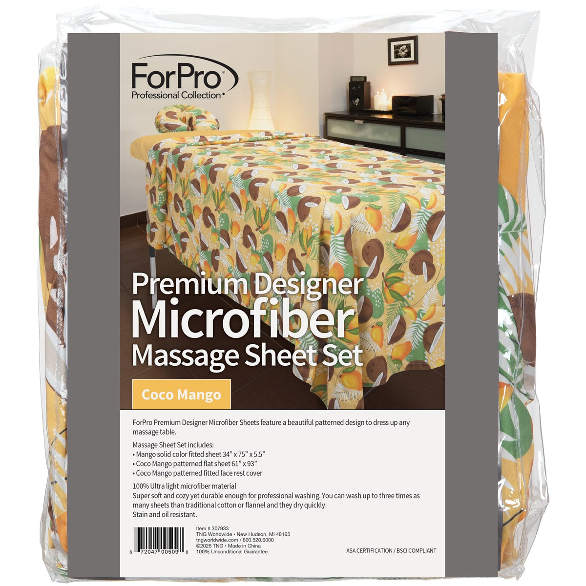Close-up of microfiber texture shows ultra-light, durable fabric for professional washing.