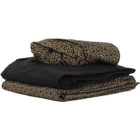 ForPro Premium Designer Massage Sheets Golden Swirl flat sheet offers elegant cover and easy laundering.