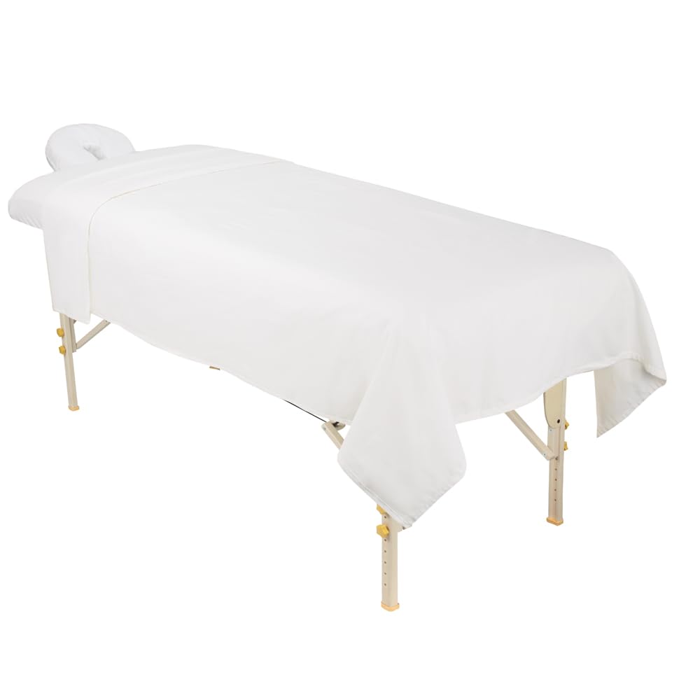 ForPro Premium Flannel face rest cover protects cradle from makeup and oils.