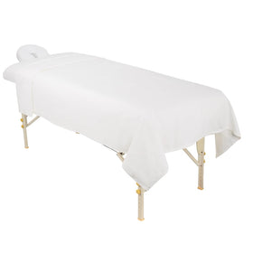 ForPro Premium Flannel face rest cover protects cradle from makeup and oils.