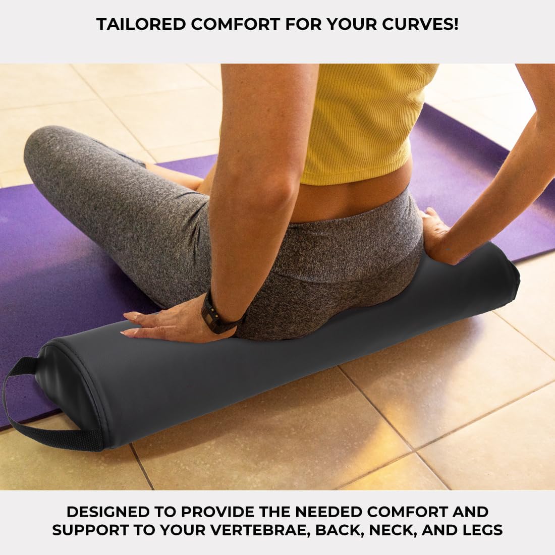 ForPro black bolster color and durable construction suit professional spaces.