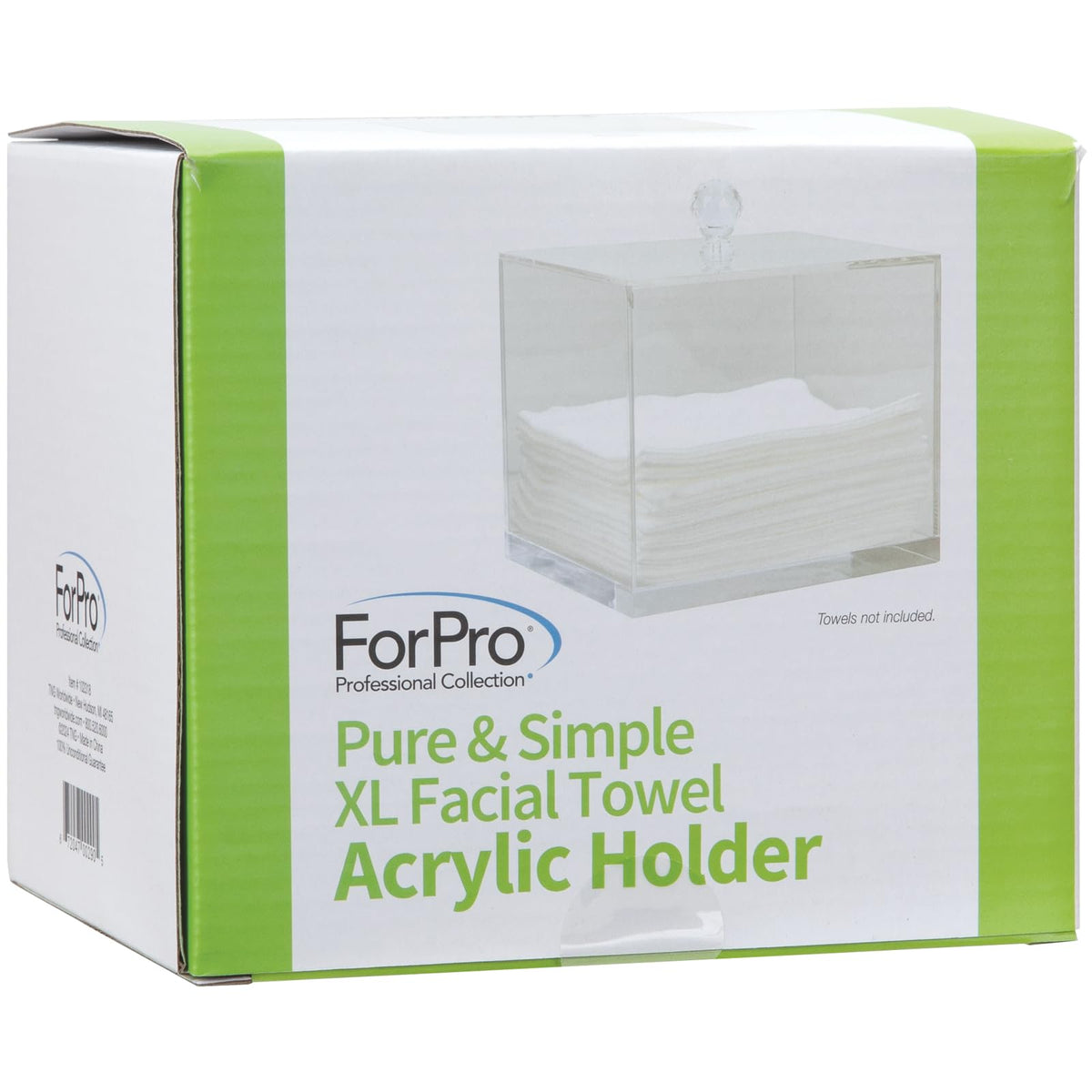 ForPro Premium XL towel holder in use on a vanity for easy access.