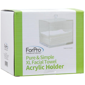 ForPro Premium XL towel holder in use on a vanity for easy access.