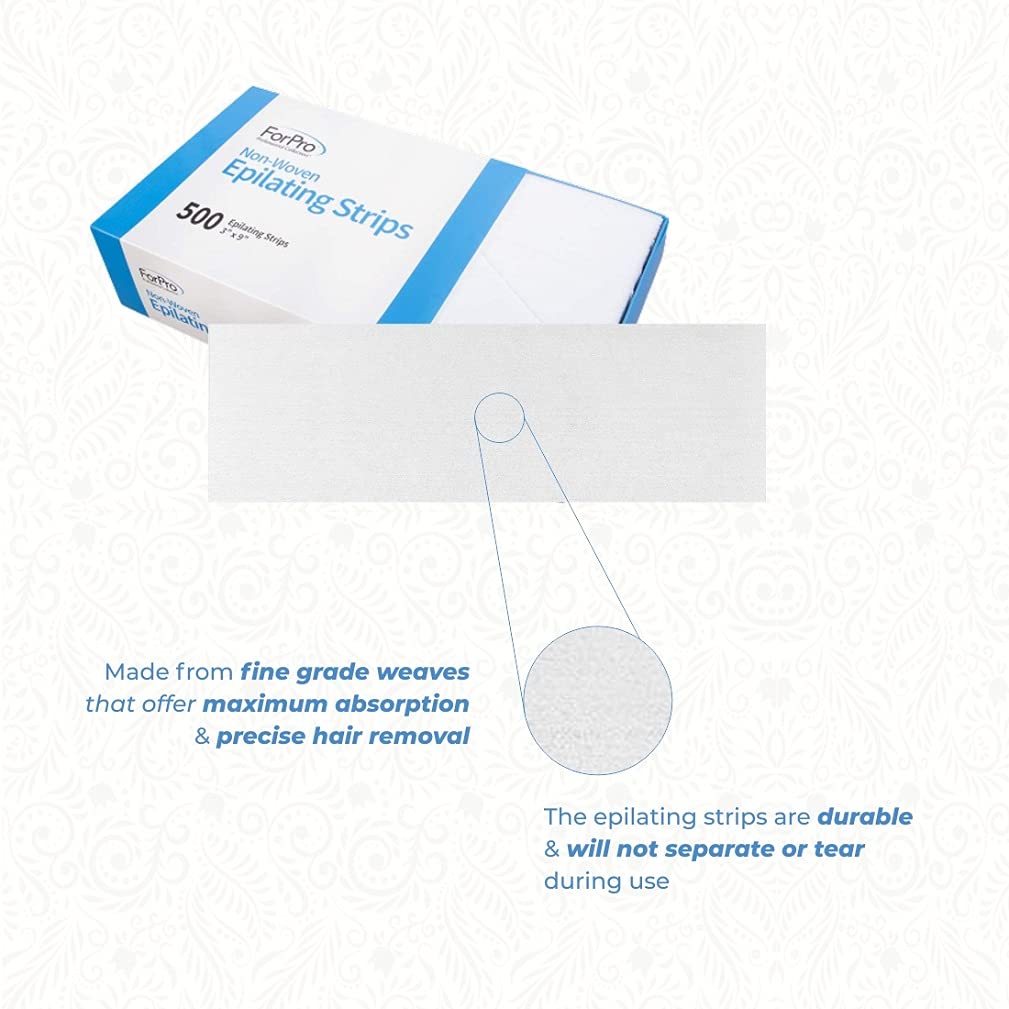 Pack of 500 ForPro epilating strips for busy clinics and salons.