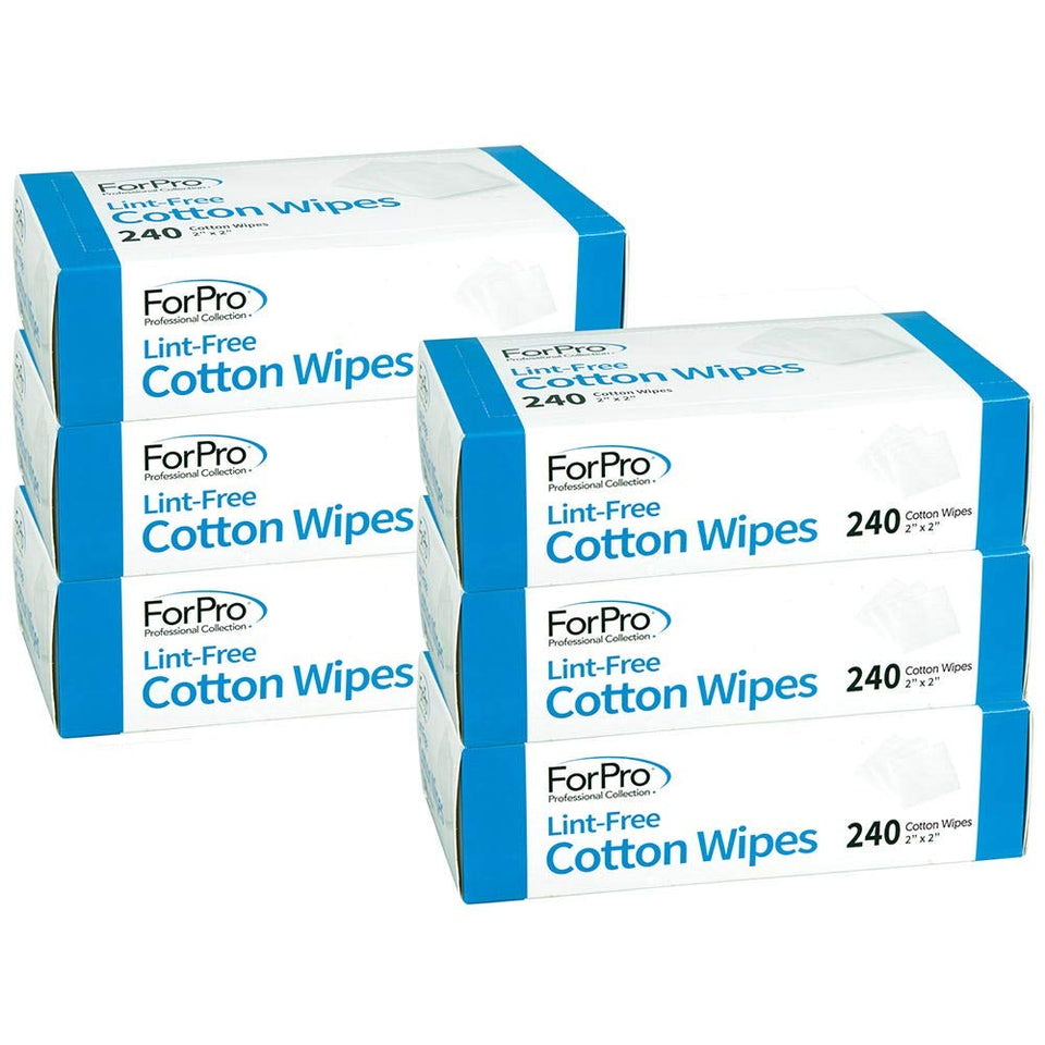 ForPro Professional Collection lint-free wipes for cosmetic application and product removal