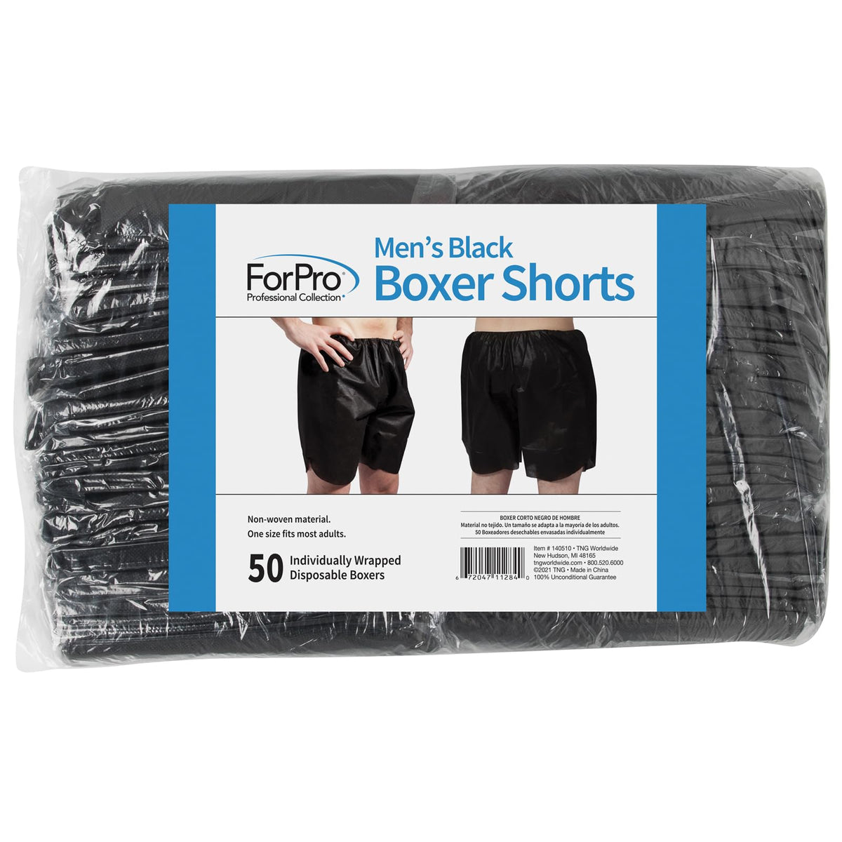 ForPro Professional Collection men's boxer shorts pack, disposable and hygienic for massages.
