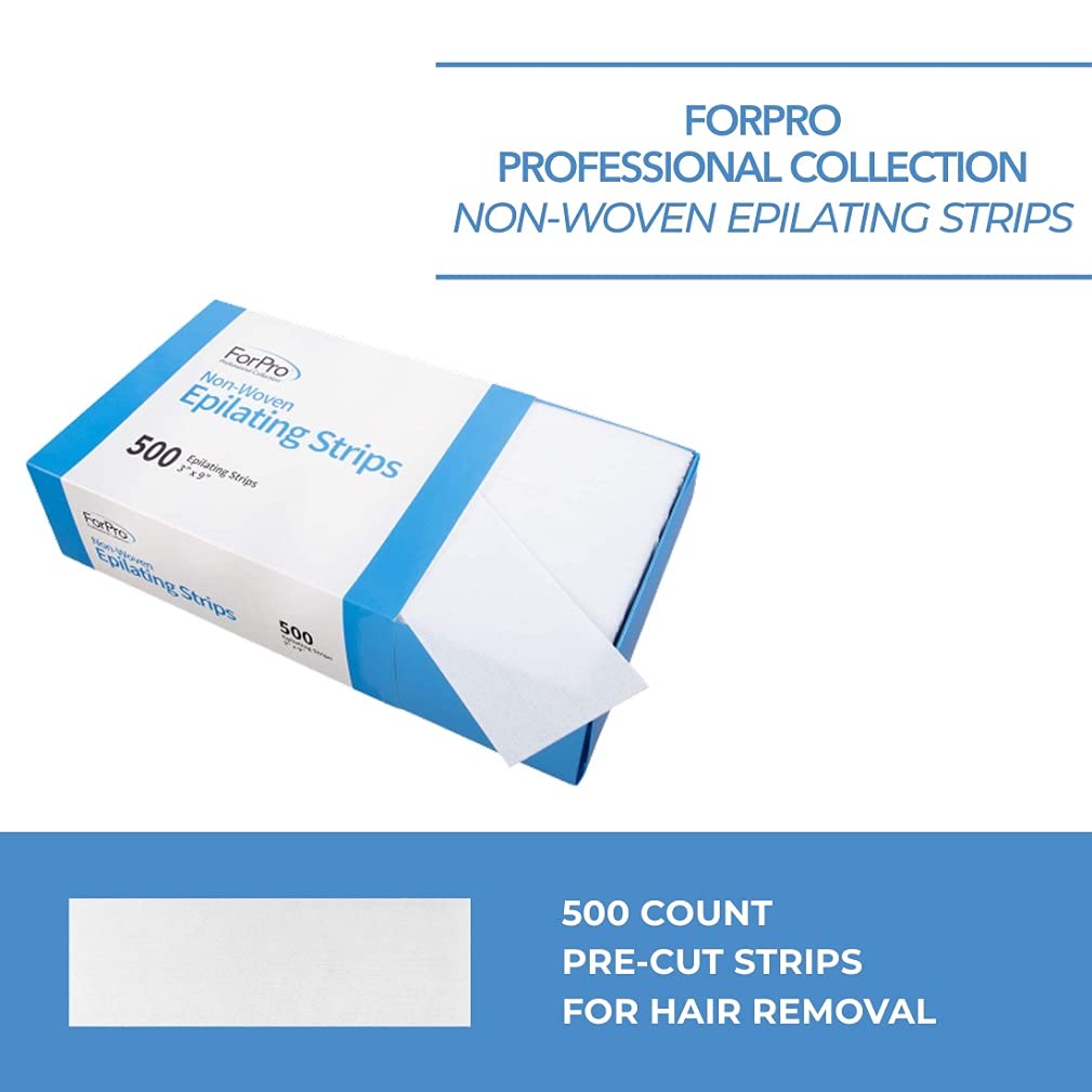 ForPro pre-cut epilating strips ready for quick, clean hair removal.
