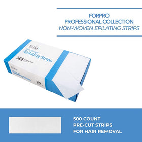 ForPro pre-cut epilating strips ready for quick, clean hair removal.