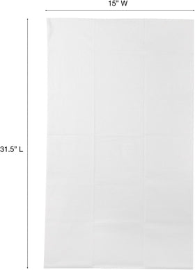ForPro Professional Collection extra-large towel offers 15x31.5 inches for spa-ready coverage.
