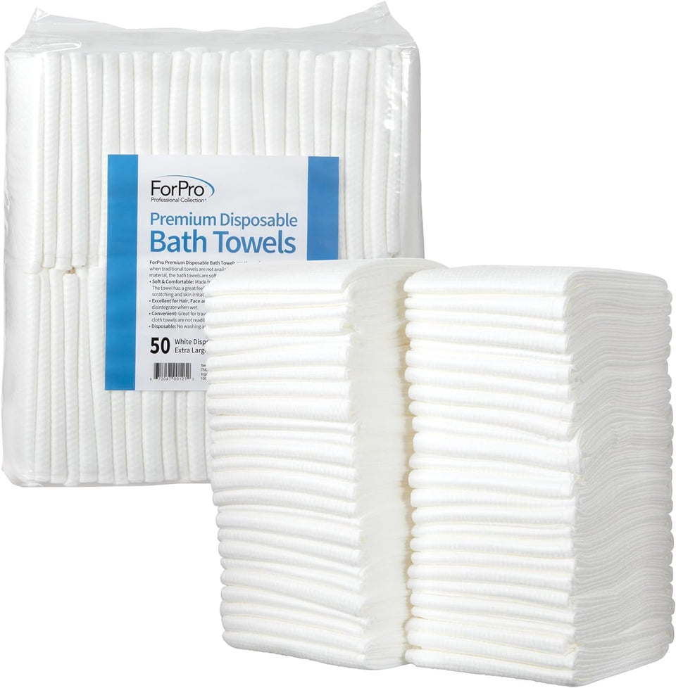 ForPro Professional Collection disposable towel with a soft skin feel for gentle drying.