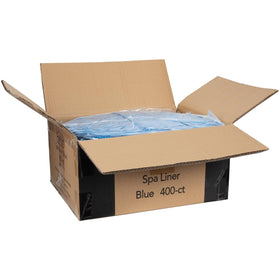 ForPro Spa Liners in blue support quick disposal and clean tub prep.
