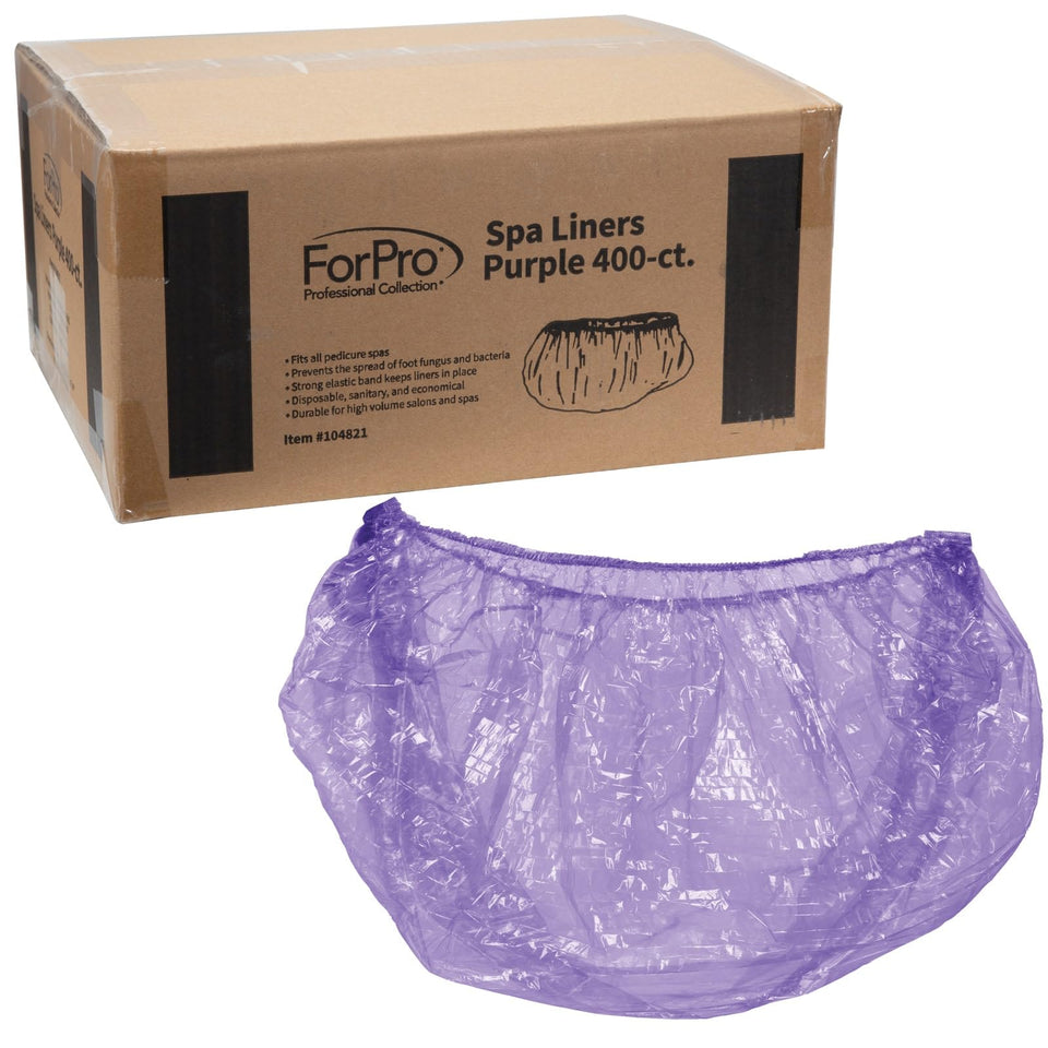 ForPro spa liners fit all pedicure spas for quick, clean sessions