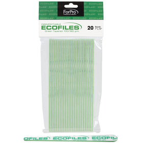 ForPro Tapered ECOFILES foam-board nail file with compact, durable build for repeat use.