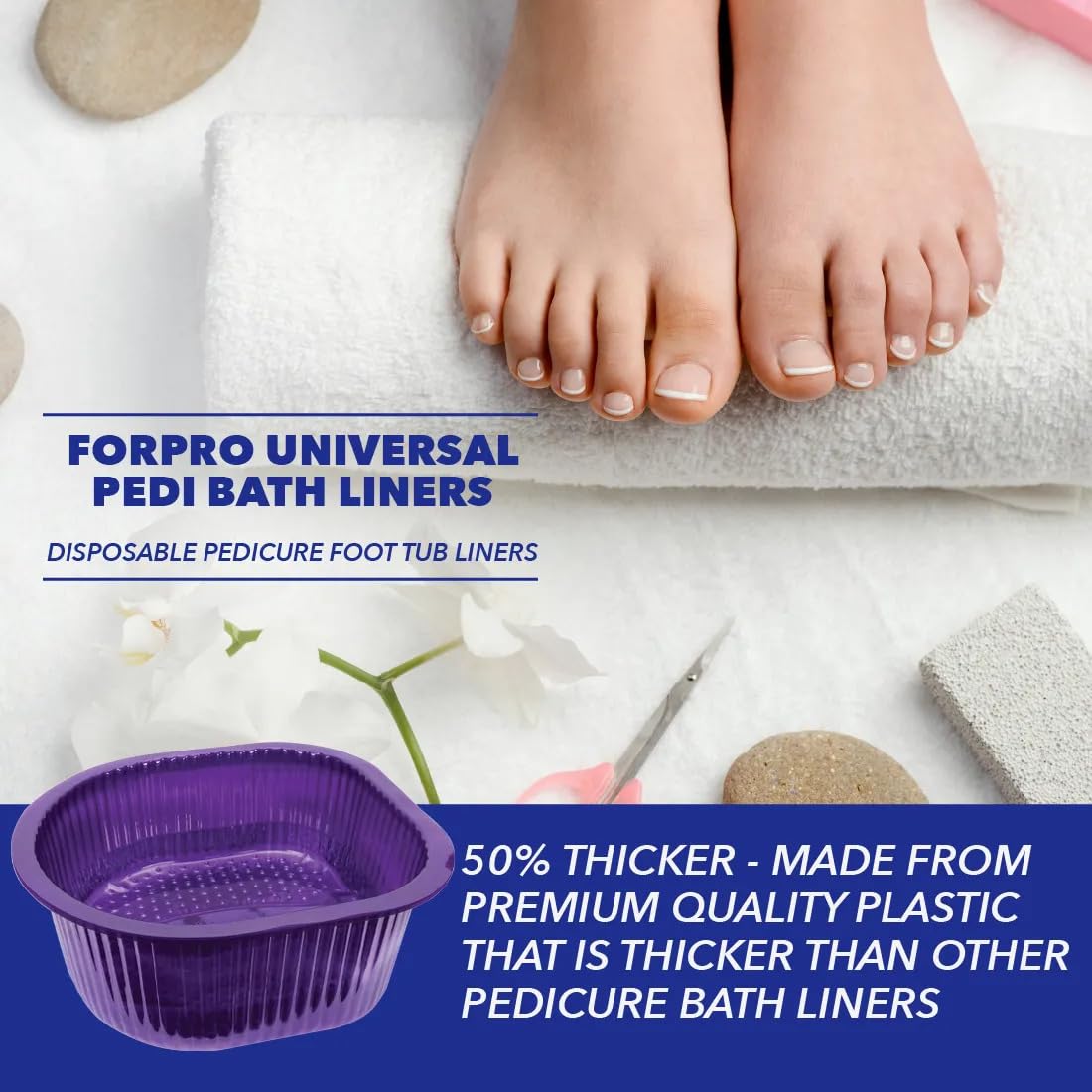 ForPro liners measure 14.5 by 12.5 inches.