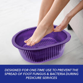 Single-use liners promote clean, safe pedicures