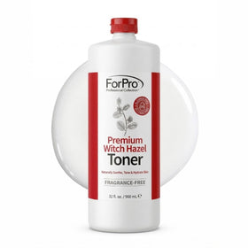 ForPro Witch Hazel Toner bottle with alcohol-free formula for balanced, refreshed skin.
