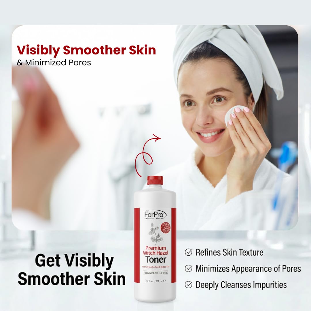 ForPro Witch Hazel Toner adds care for oily or acne-prone skin.