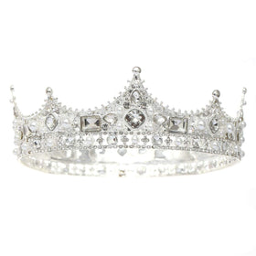 FORSEVEN King Crown for Men pearls detail with classic luxury finish