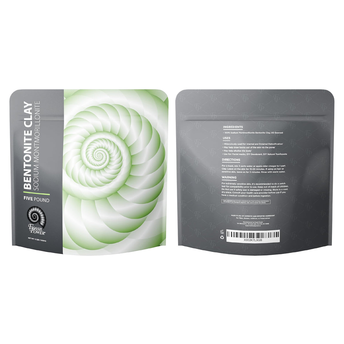 DIY spa routine with Bentonite Clay Powder for pores.