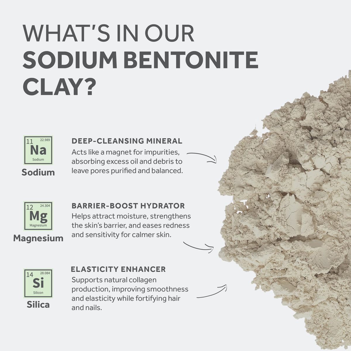 FOSSIL POWER Bentonite Clay Hair Mask for revitalized strands.