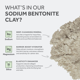 FOSSIL POWER Bentonite Clay Hair Mask for revitalized strands.