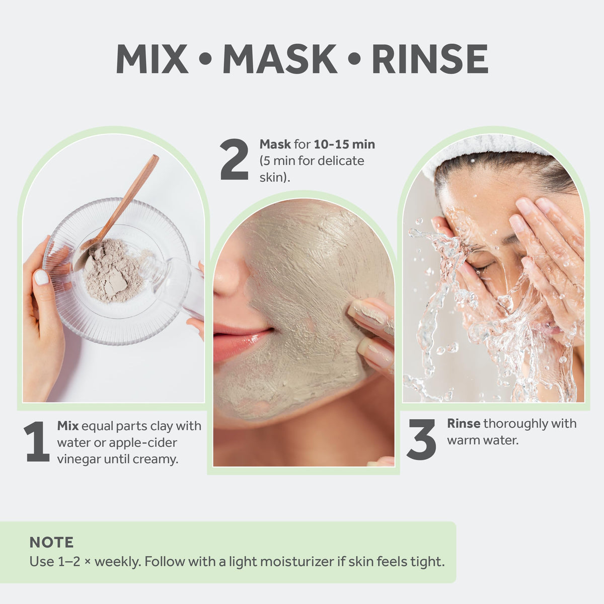 FOSSIL POWER Hair mask preparation to nourish scalp and strands