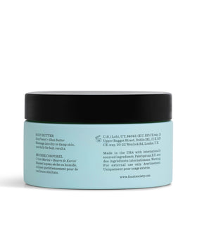 Minimal packaging of Fount Society Body Butter for clean skincare
