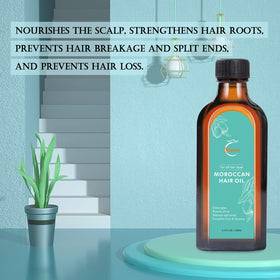 Fovcos Moroccan Argan Treatment offers heat styling protection