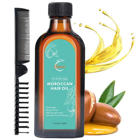 Fovcos Moroccan Argan Treatment Hair Oil bottle for nourishing shine