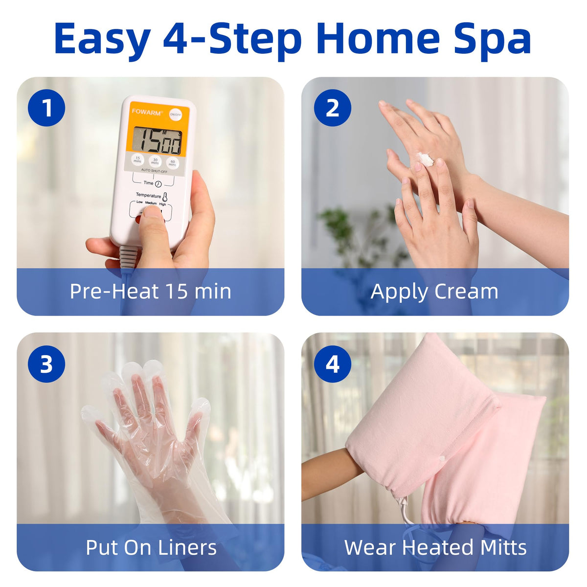 FOWARM 7x10 ergonomic design fits most hands comfortably.