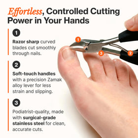 Fox Medical Equipment ergonomic handle close-up for reduced hand strain