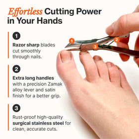 Fox Medical Equipment ergonomic long-handled design shown for easier grip and leverage