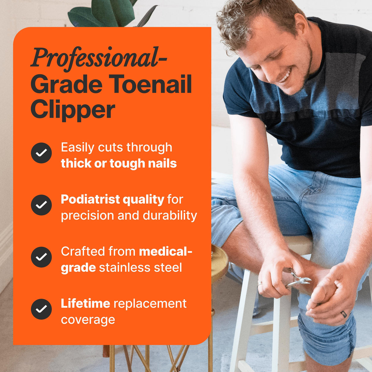Fox Medical Equipment medical-grade stainless steel blades provide durable, long-lasting nail trimming