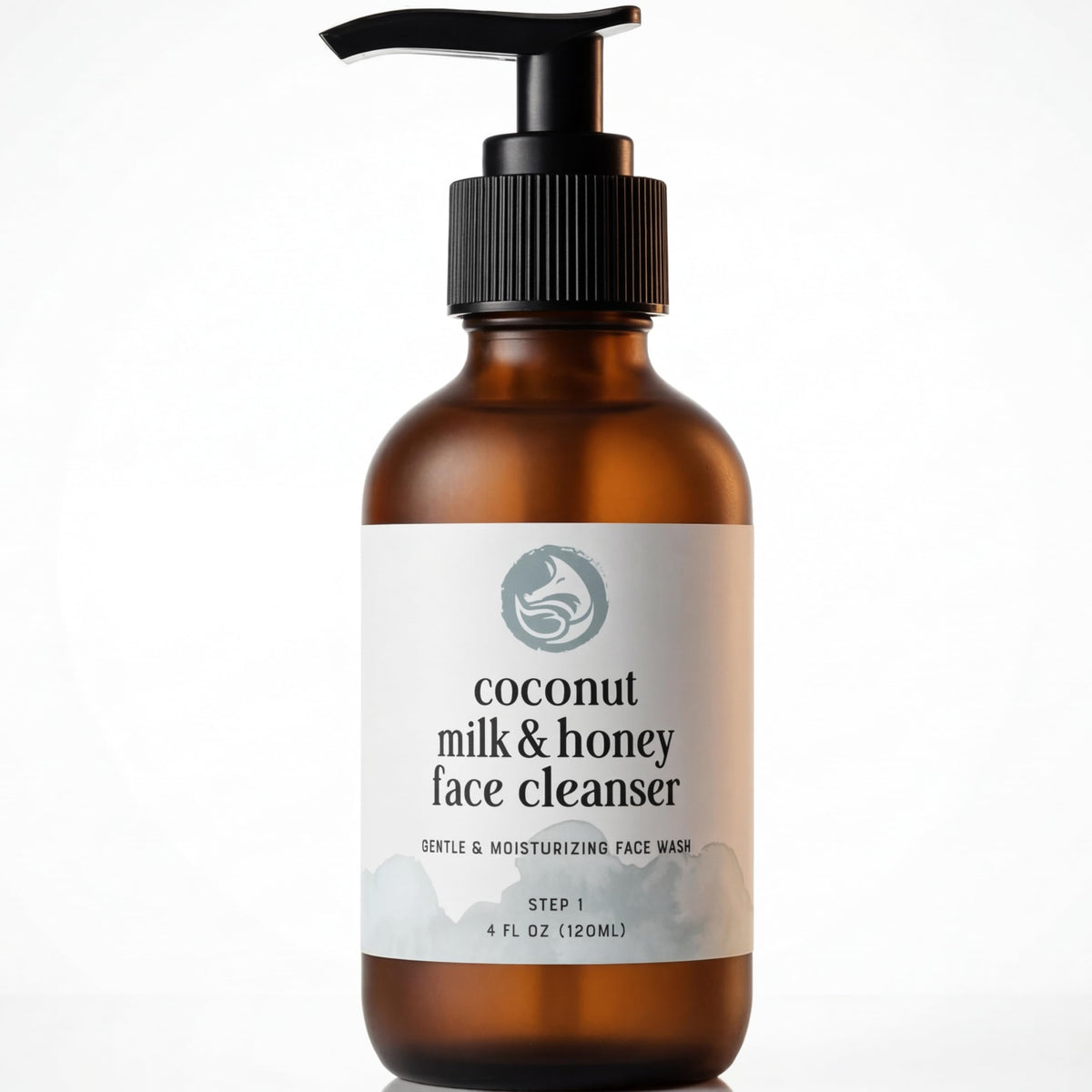 Foxbrim Naturals Coconut Milk & Honey Face Wash bottle, ideal for daily cleansing