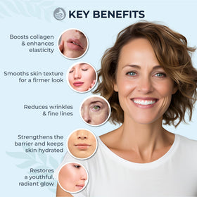 Foxbrim Naturals serum dropper demonstrates light hydration for sensitive skin.