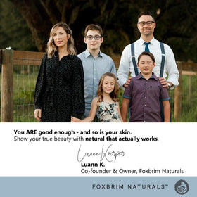 Small-batch USA-made seal from Foxbrim Naturals skincare