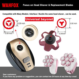 FOXSONIC precision blades deliver smooth, close shaves