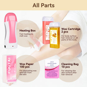 FOCTXI underarm waxing with included strips for quick touch-ups