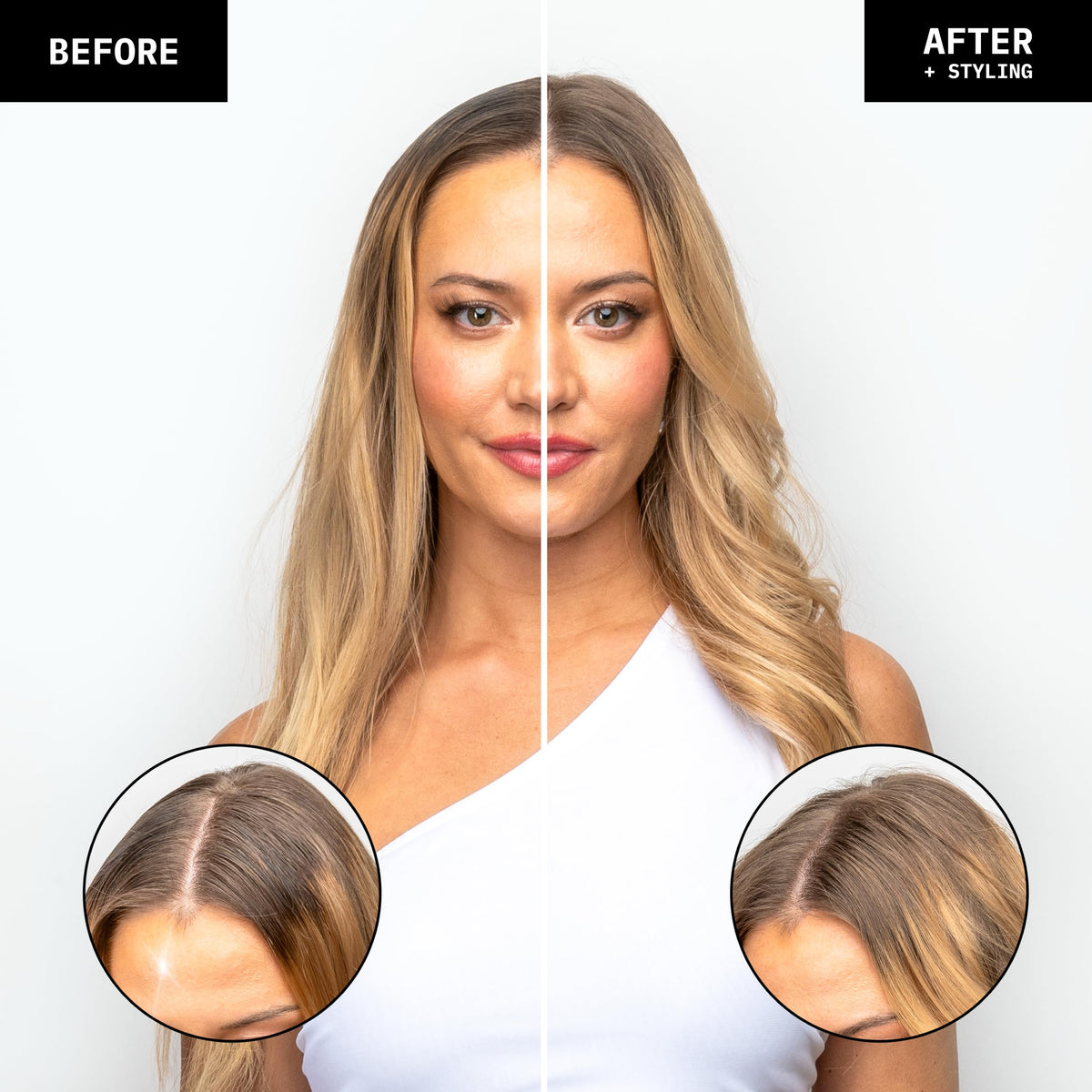 FoxyBae Dream Refresh rice starch and charcoal action on scalp and lengths to lift impurities.
