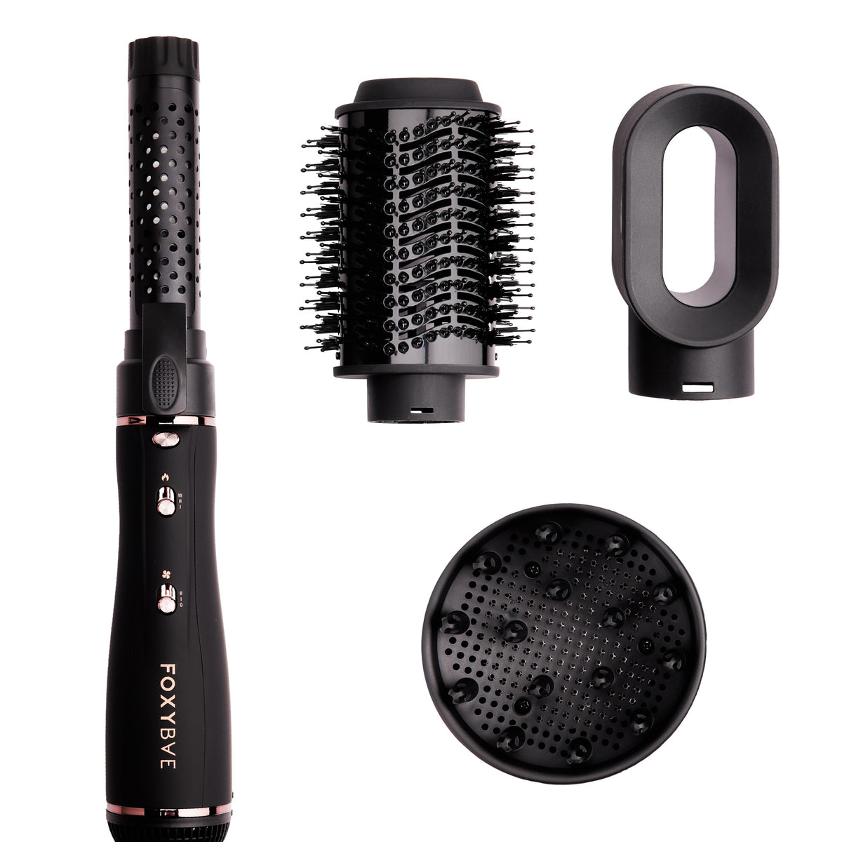 FoxyBae Super Styler offers 2 speeds and 3 temperature settings