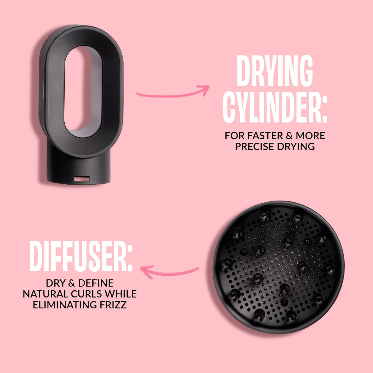 FoxyBae Super Styler curling barrel-125 creates defined waves