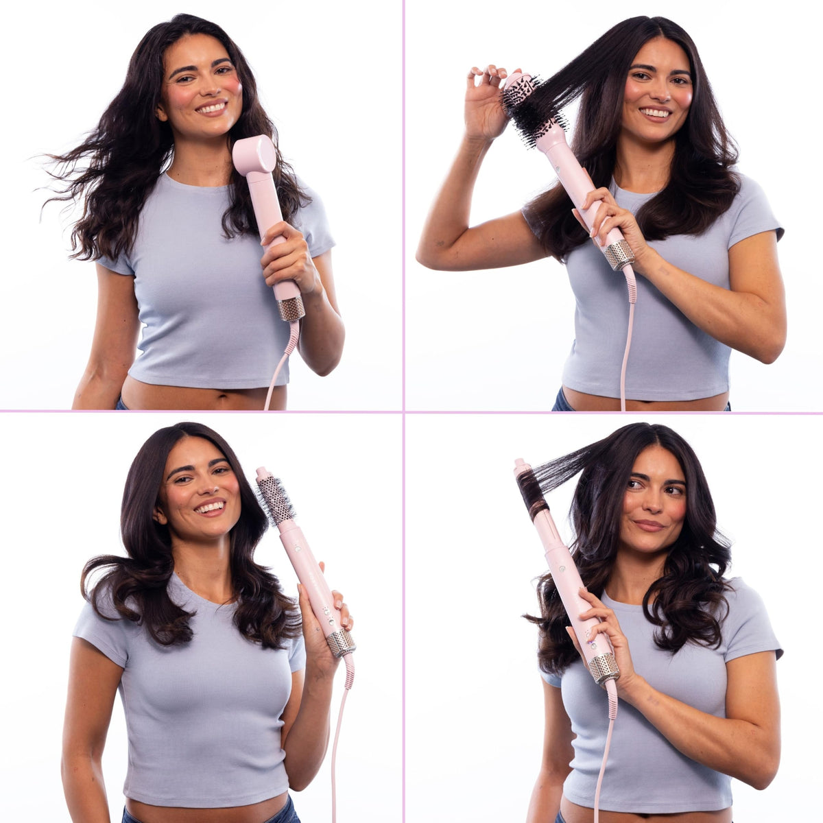 FoxyBae Super Styler Pro auto-wrap curler 01 produces even, long-lasting curls.