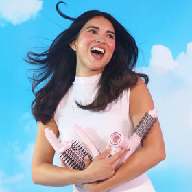 FoxyBae Super Styler Pro in-use demonstrates versatile styling options for daily looks.
