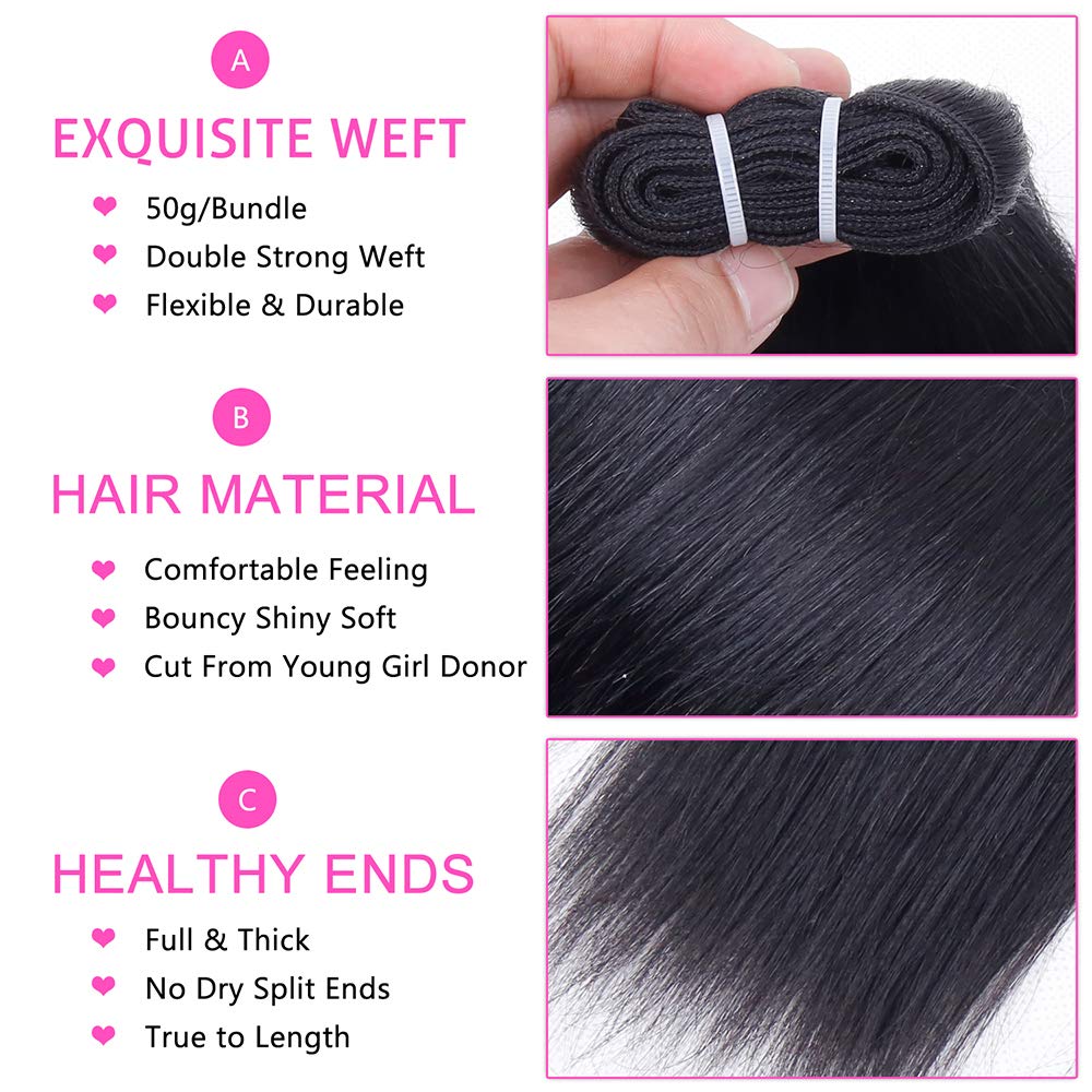 FQ closure features baby hairs for a seamless hairline finish