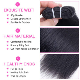 FQ closure features baby hairs for a seamless hairline finish